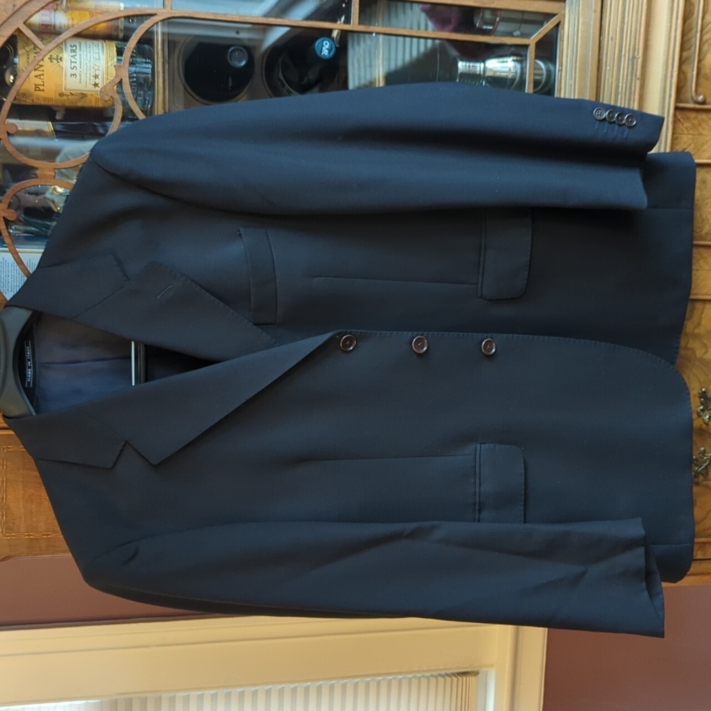 Vintage Cuseri Collection Titanus black suit jacket size 42R